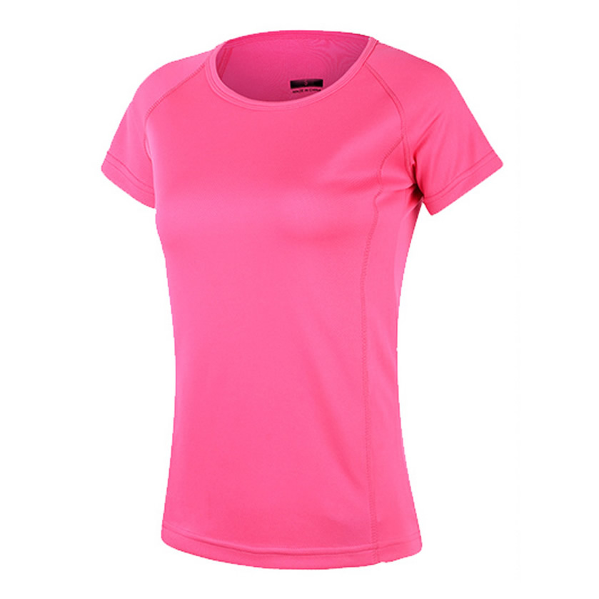Wholesale Women Sports T-Shirts preshrunk Short sleeve