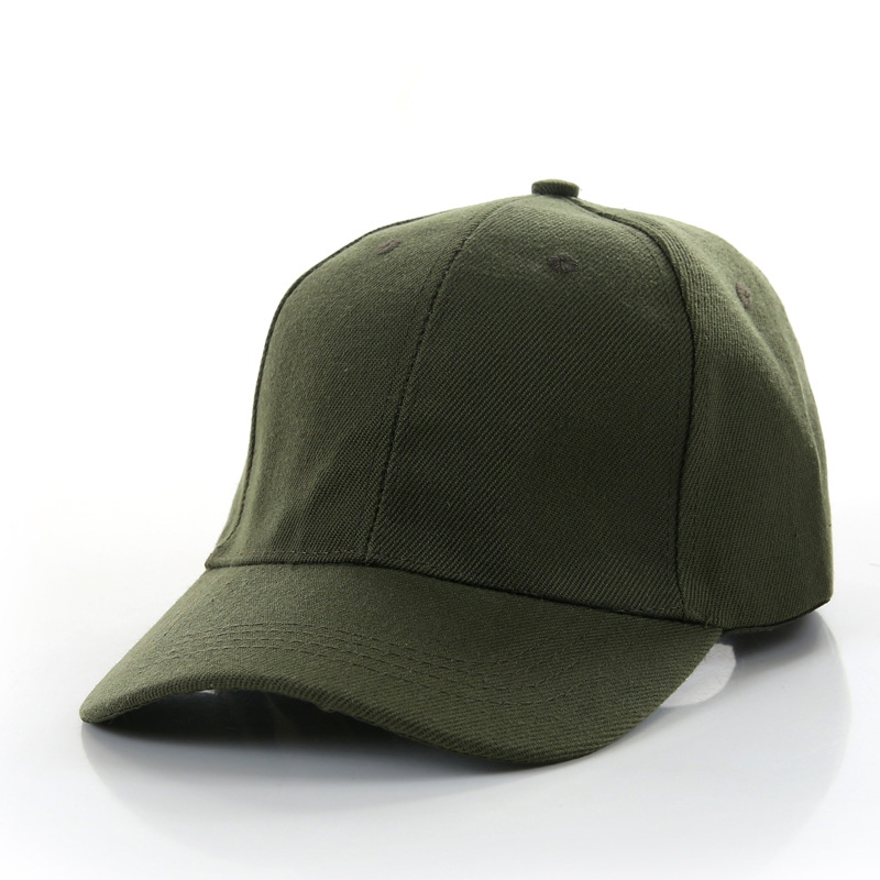 100% cotton blank baseball cap without logo promotional 6 panel caps and hats men