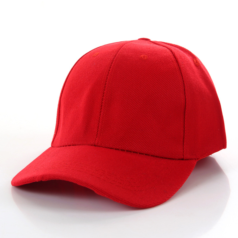 100% cotton blank baseball cap without logo promotional 6 panel caps and hats men
